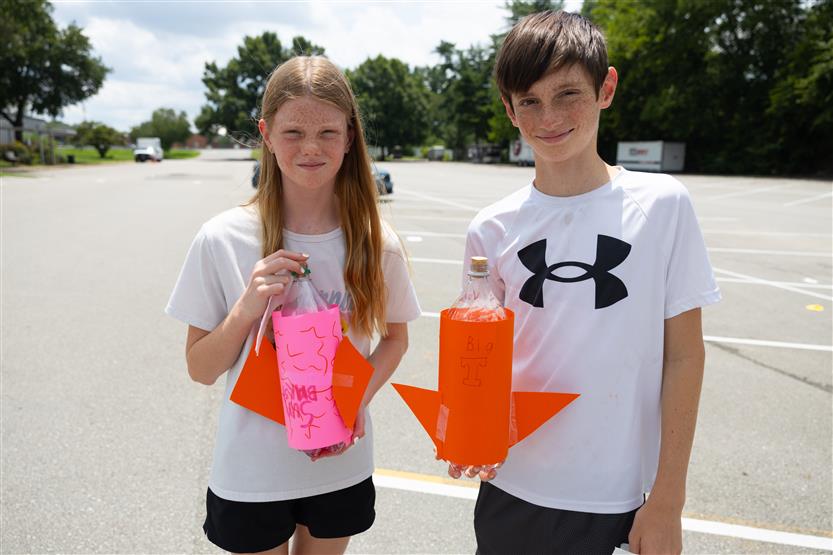 Students at a STEM Camp